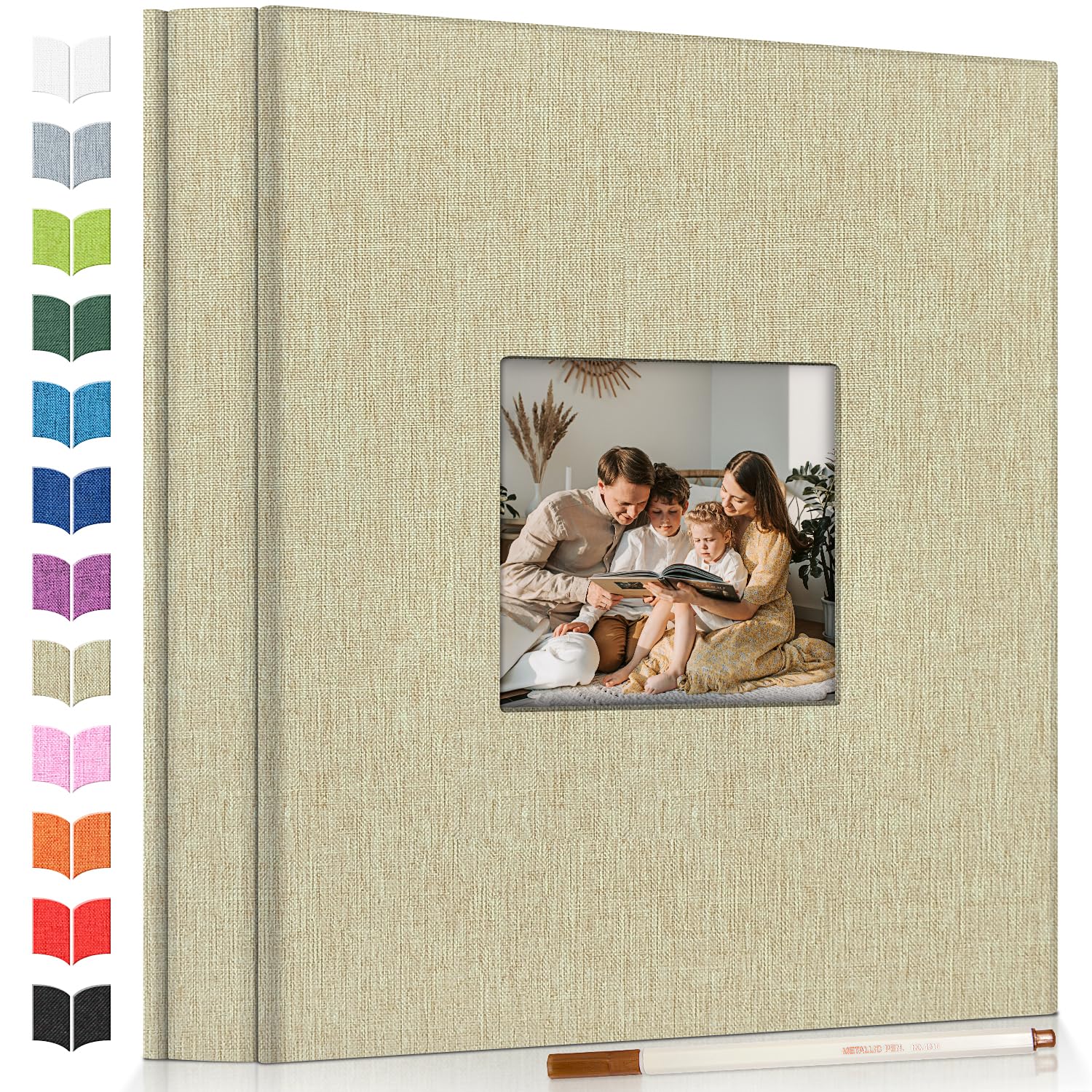 Artfeel photo album cover with linen texture shows durable, elegant memory storage.