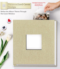 Artfeel inside pages enable versatile adhesive layouts for various photo sizes