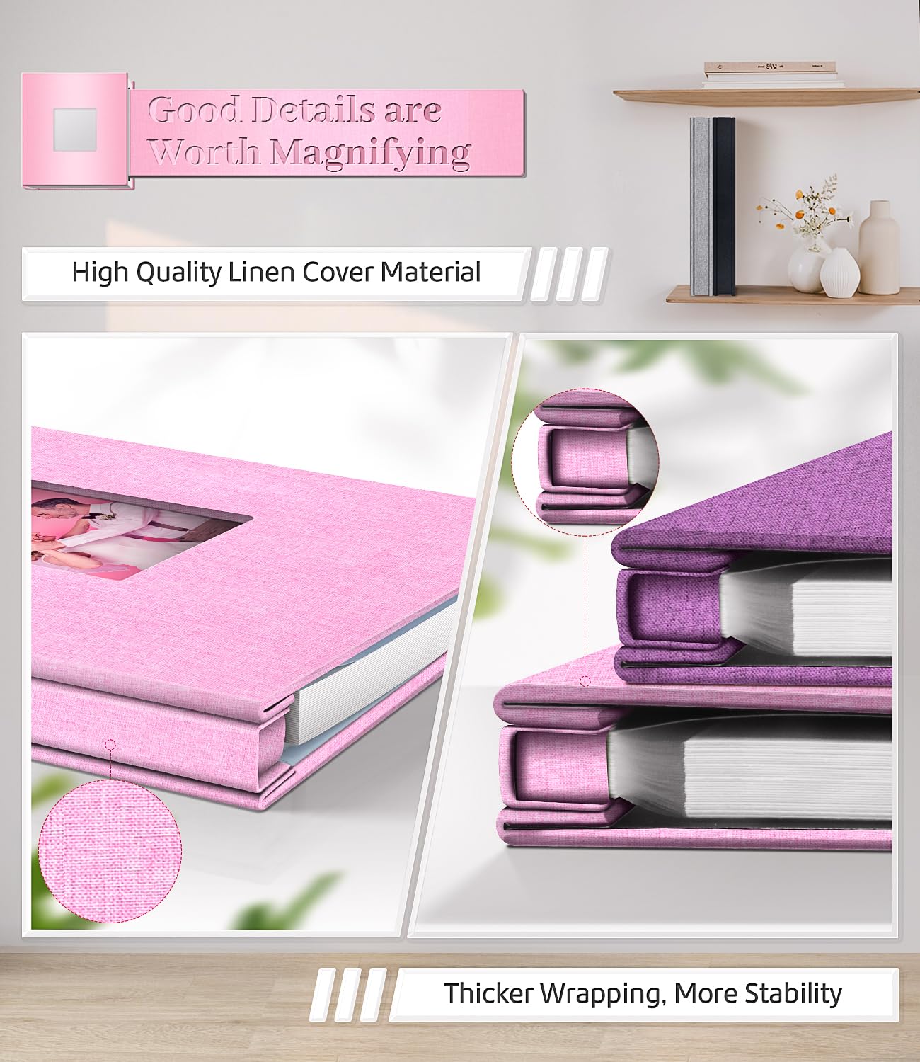 Artfeel photo album linen cover adds premium feel for keepsake gifts