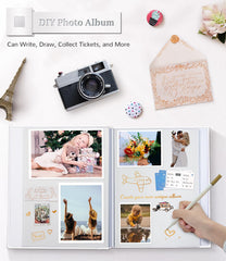 Artfeel photo album linen cover adds elegant durability and style.