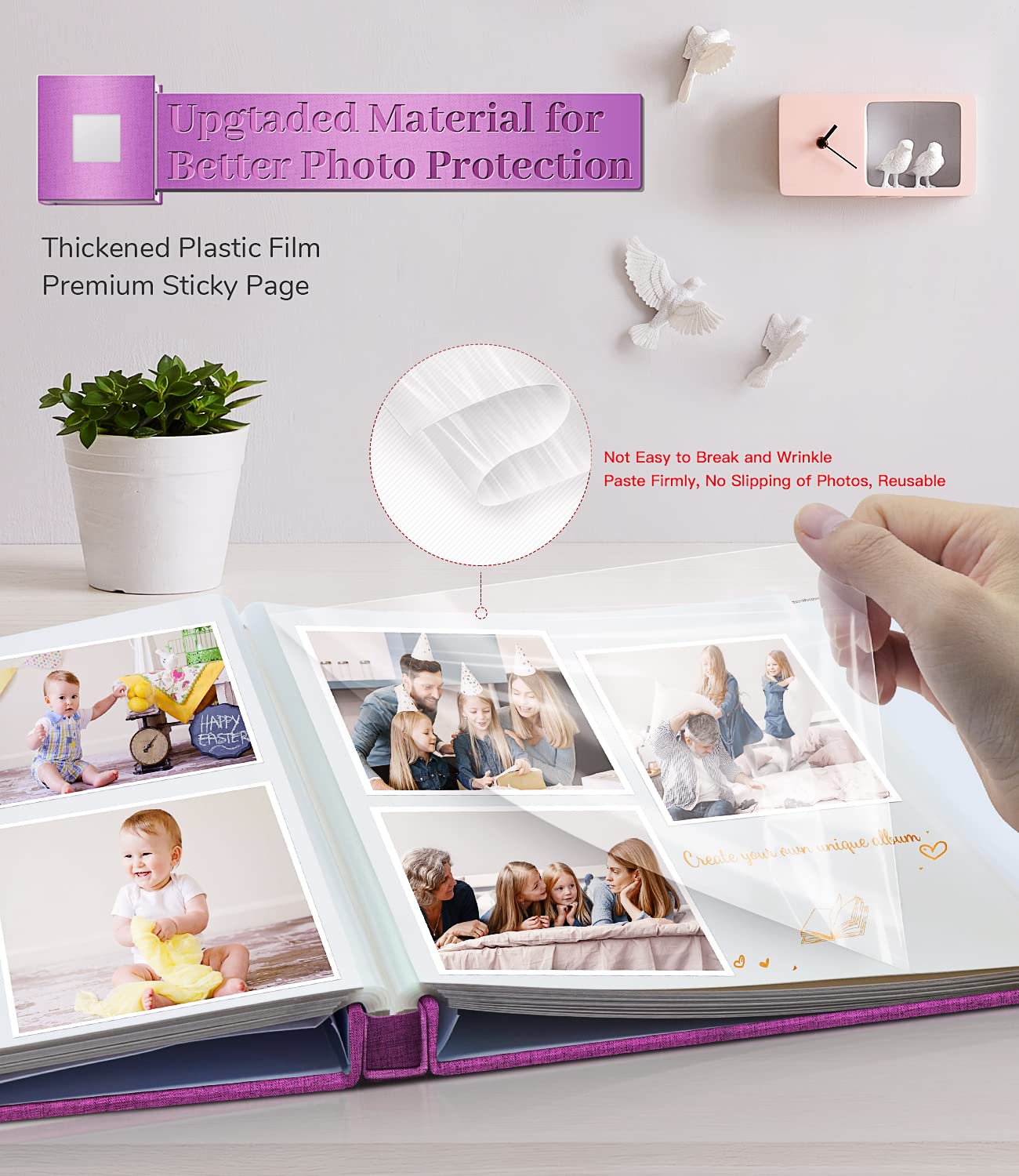 Artfeel linen cover album exterior offers premium texture for stylish keepsakes.