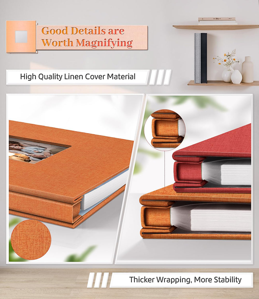 Artfeel photo album linen cover provides durable, stylish texture for everyday use.