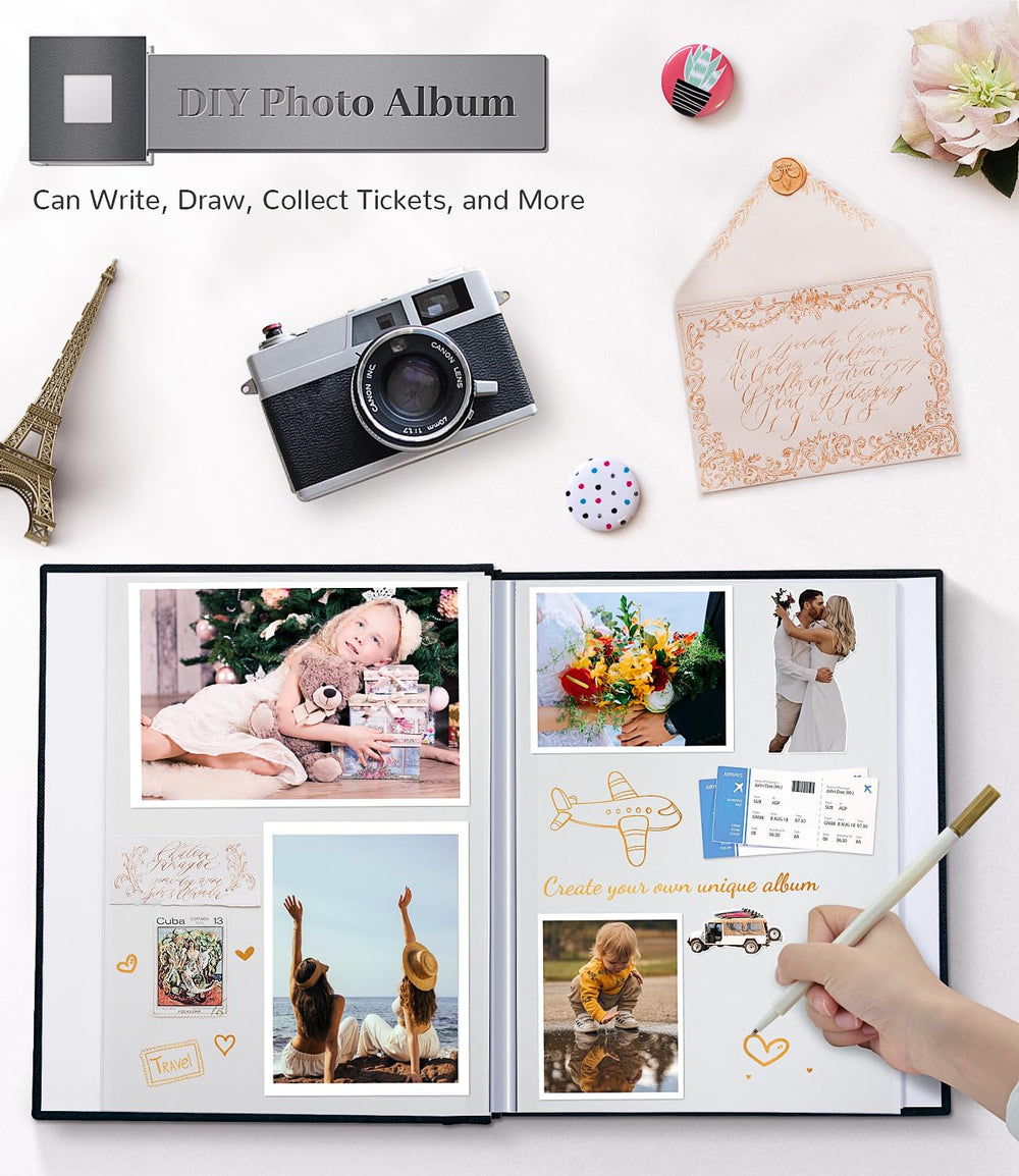 Artfeel photo album outer dimensions 13x12-8 inches for ample storage