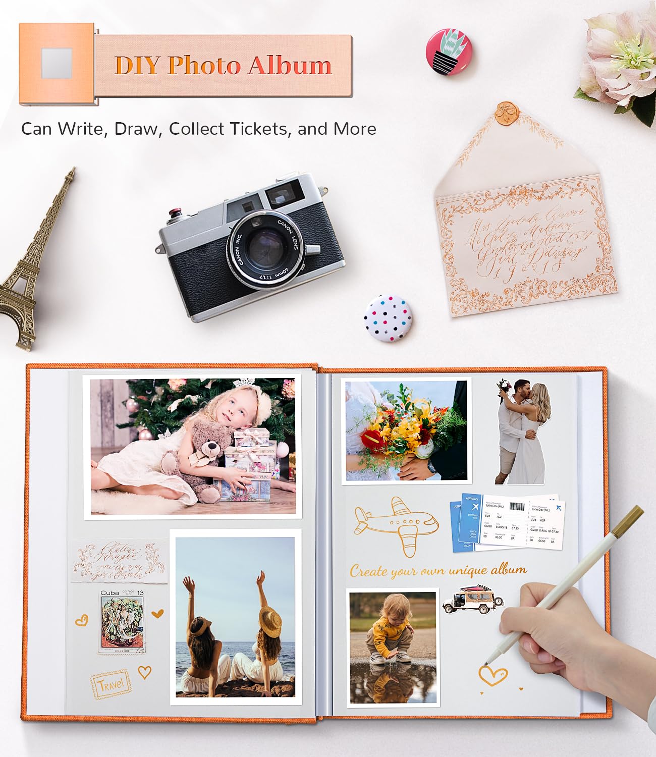 Artfeel Photo Album uses PVC-free materials for safer long-term storage of memories.