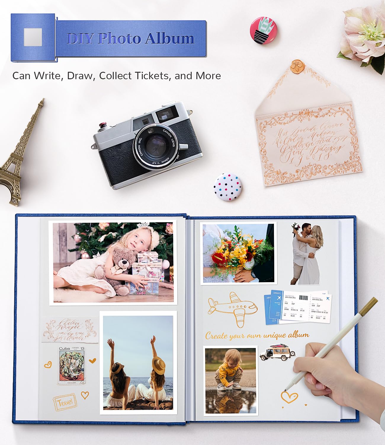 Artfeel photo album scraper tool helps bubble-free photo placement.
