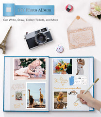 Artfeel scraper tool helps remove bubbles for crisp photo placement.