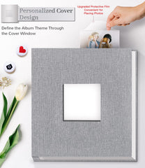 Artfeel photo album self-adhesive pages keep photos securely in place.