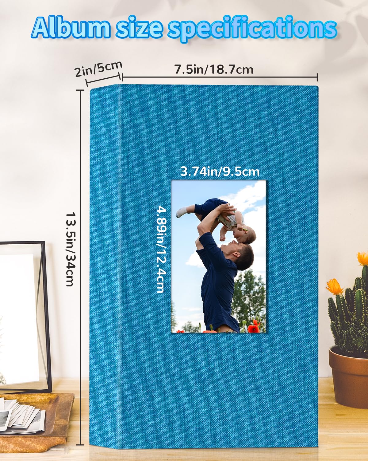 Artfeel slip-in design holds 300 pockets for easy photo addition