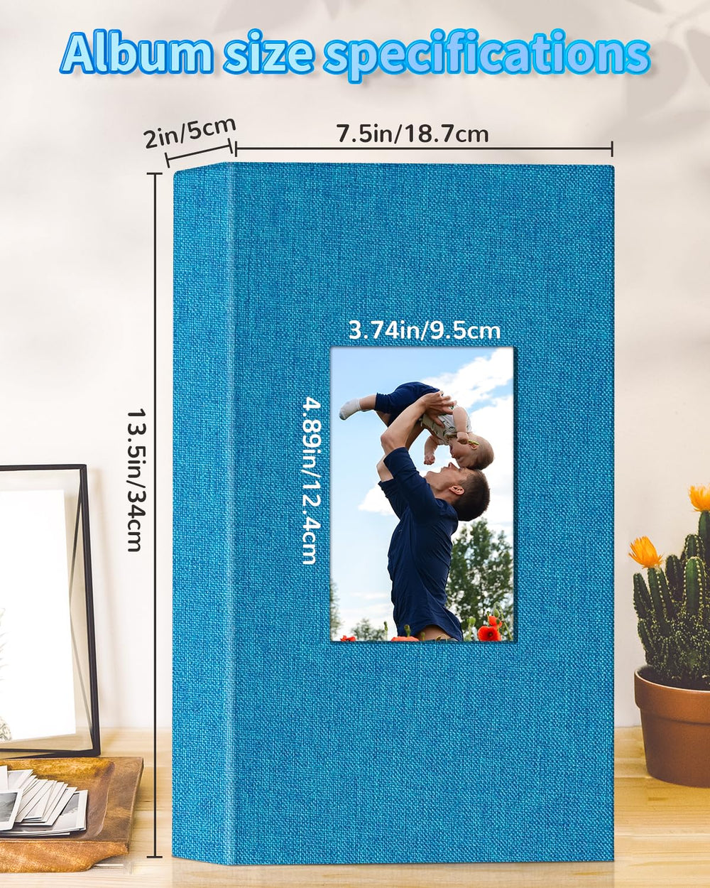 Artfeel slip-in design holds 300 pockets for easy photo addition