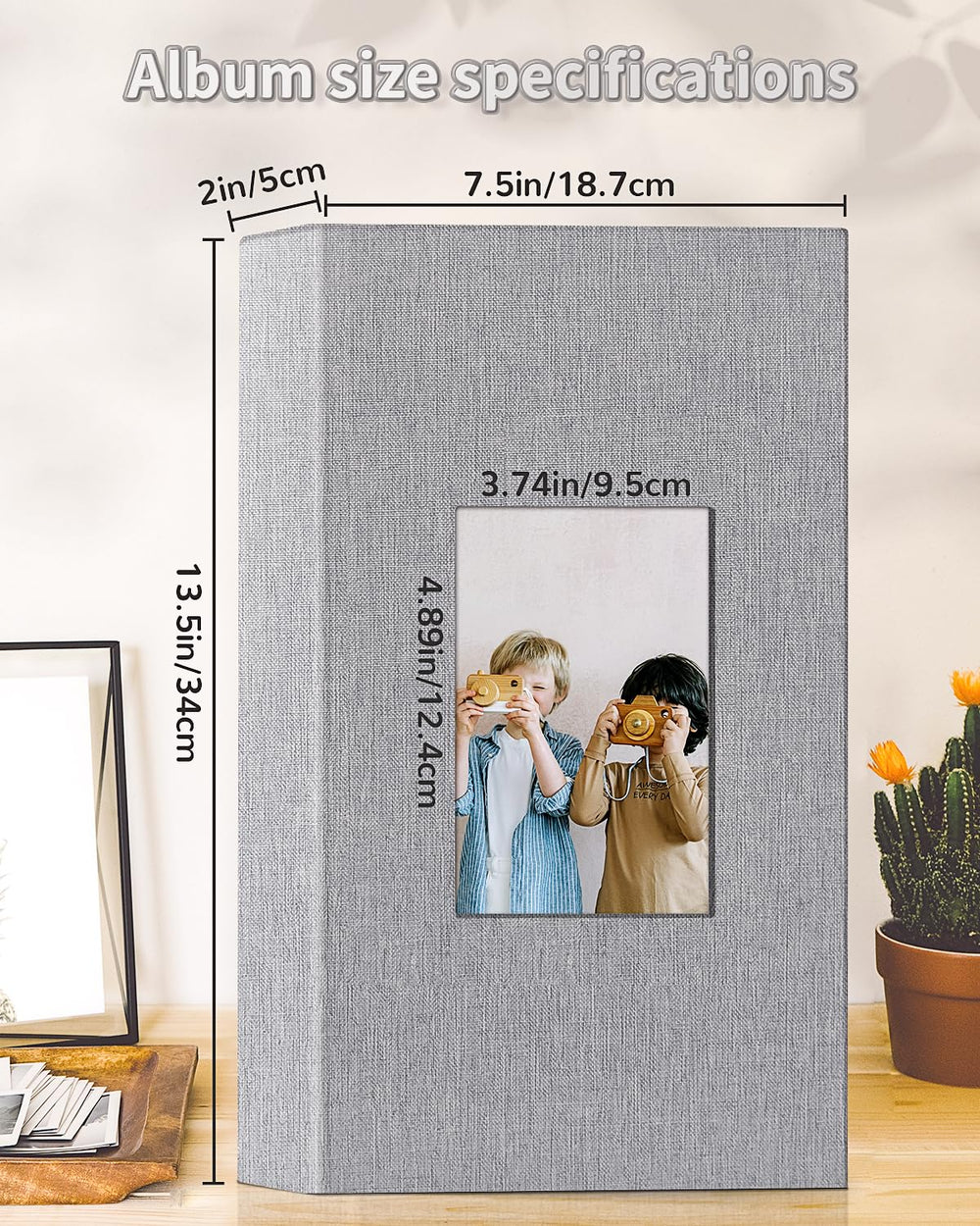 Artfeel photo album slip-in pages keep memories neat with simple three-photo per page.