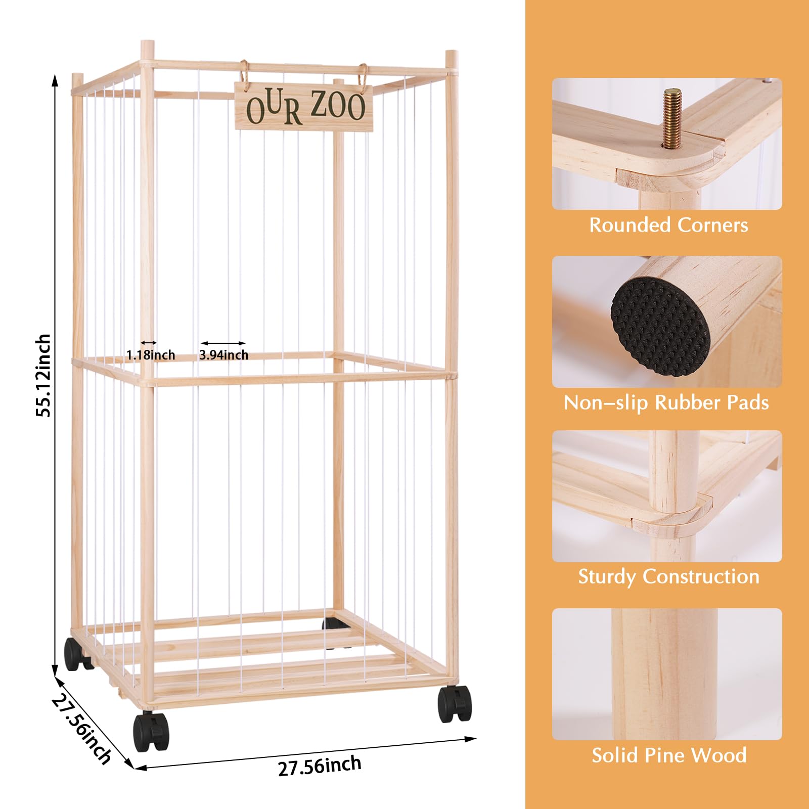 artgeeker wheeled organizer mobility facilitates easy repositioning in a room