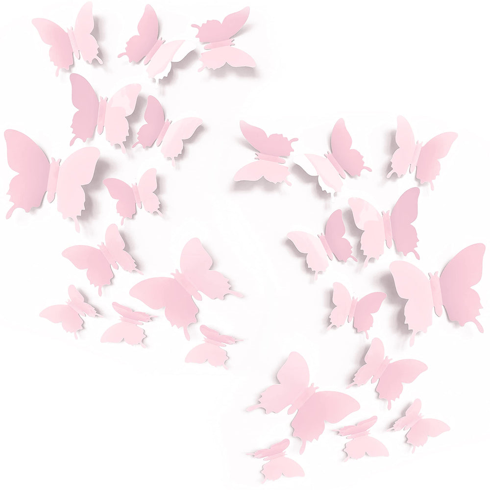 Artivo butterfly decals, waterproof and reusable for party decor.