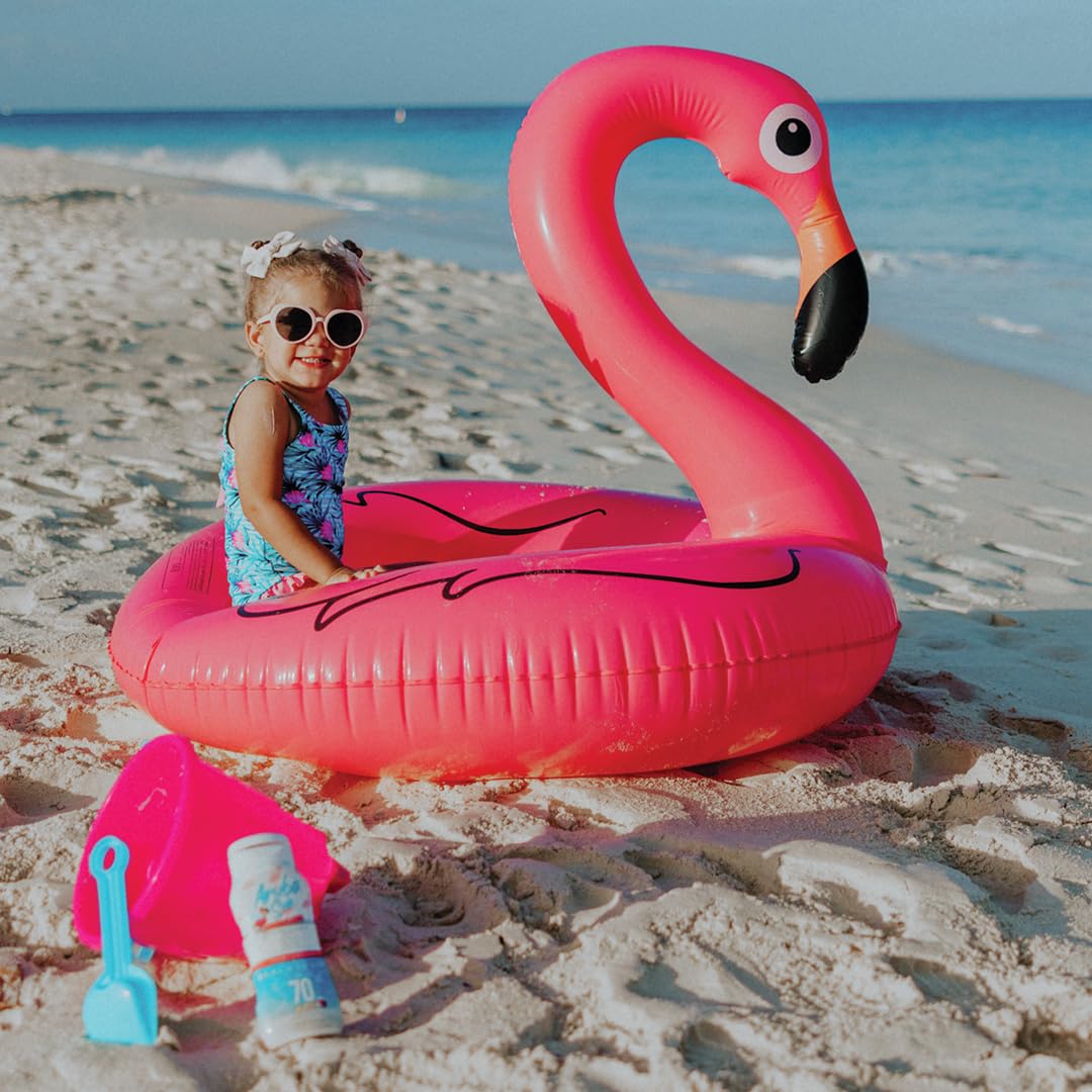 ARUBA SUN Kids sunscreen lotion texture with bubbles suggests bubble gum scent appeal