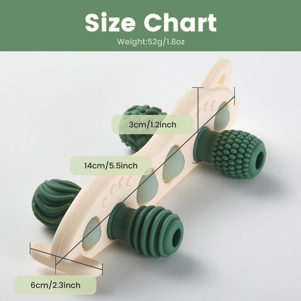 Arudyo gift-ready teether green a practical first toy for babies