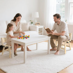 Arwion wooden step stool with non-slip base and grip pads for safe climbing.