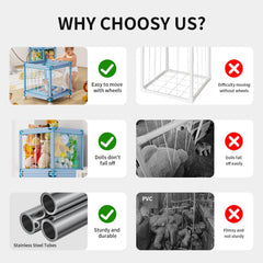 Asacbiiin stuffed animal storage offers 380L capacity for hundreds of plush toys.