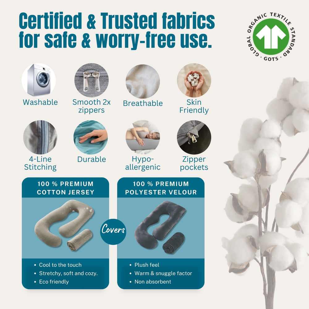 ASC Amour G two covers shown for year-round comfort and easy care.