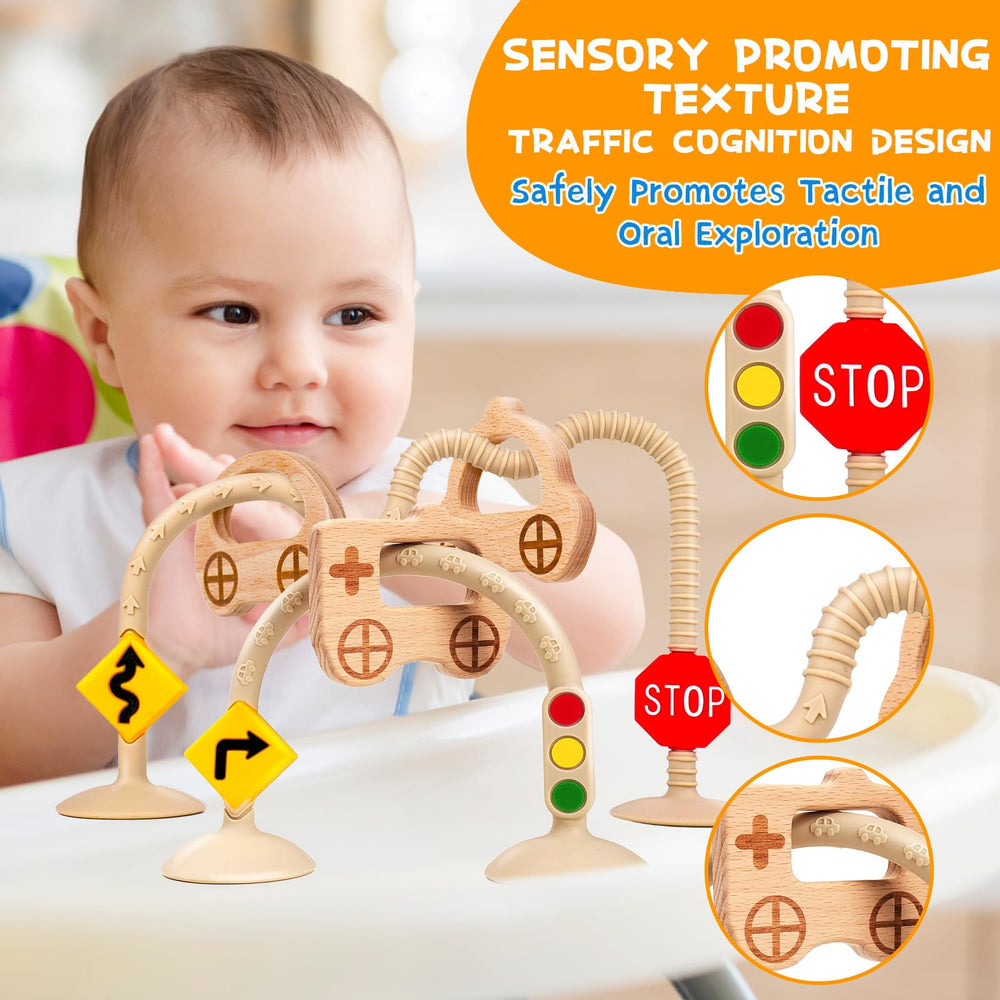 Ascnduup car-shaped wooden rings boost grip while engaging senses.