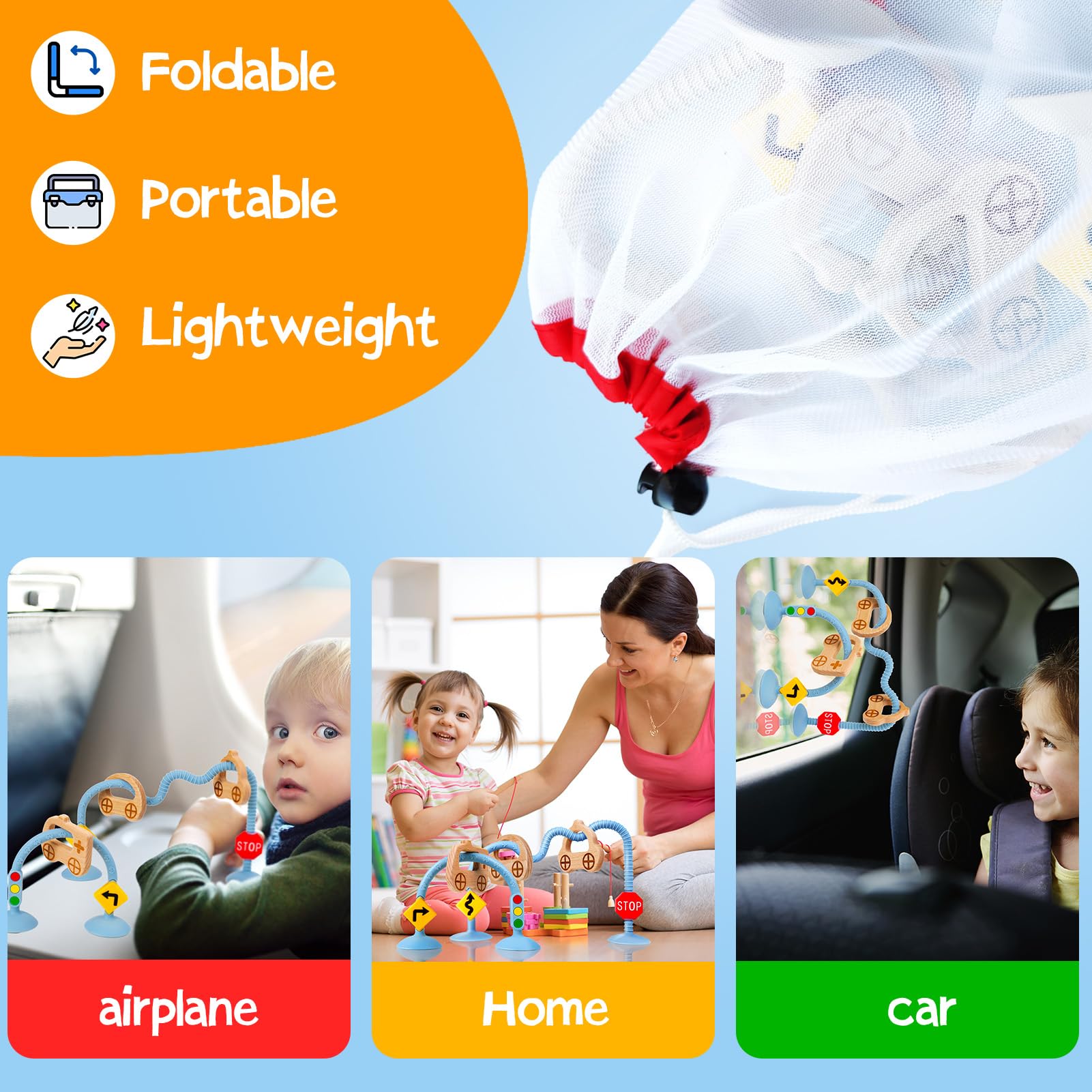 Ascnduup travel-friendly bath toy ideal for trips.