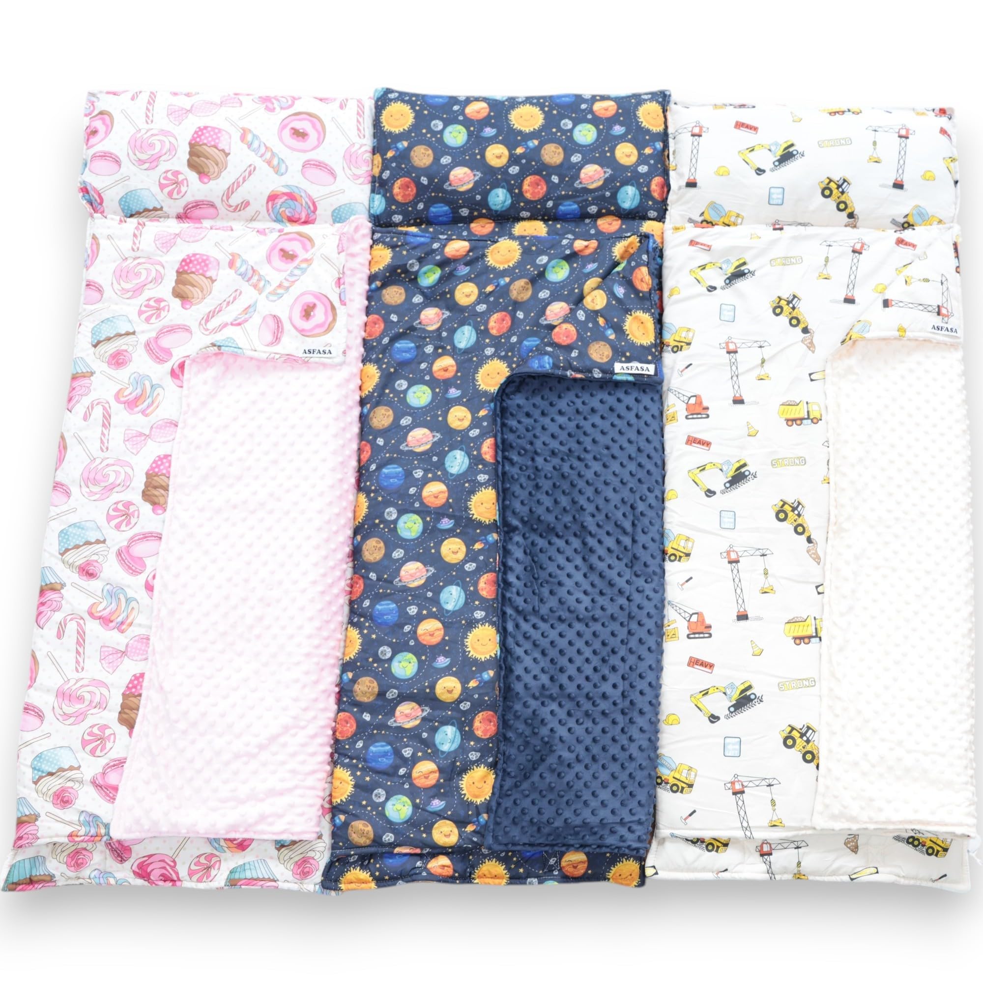 ASFASA nap mat perfect preschool size fits standard daycare mats.