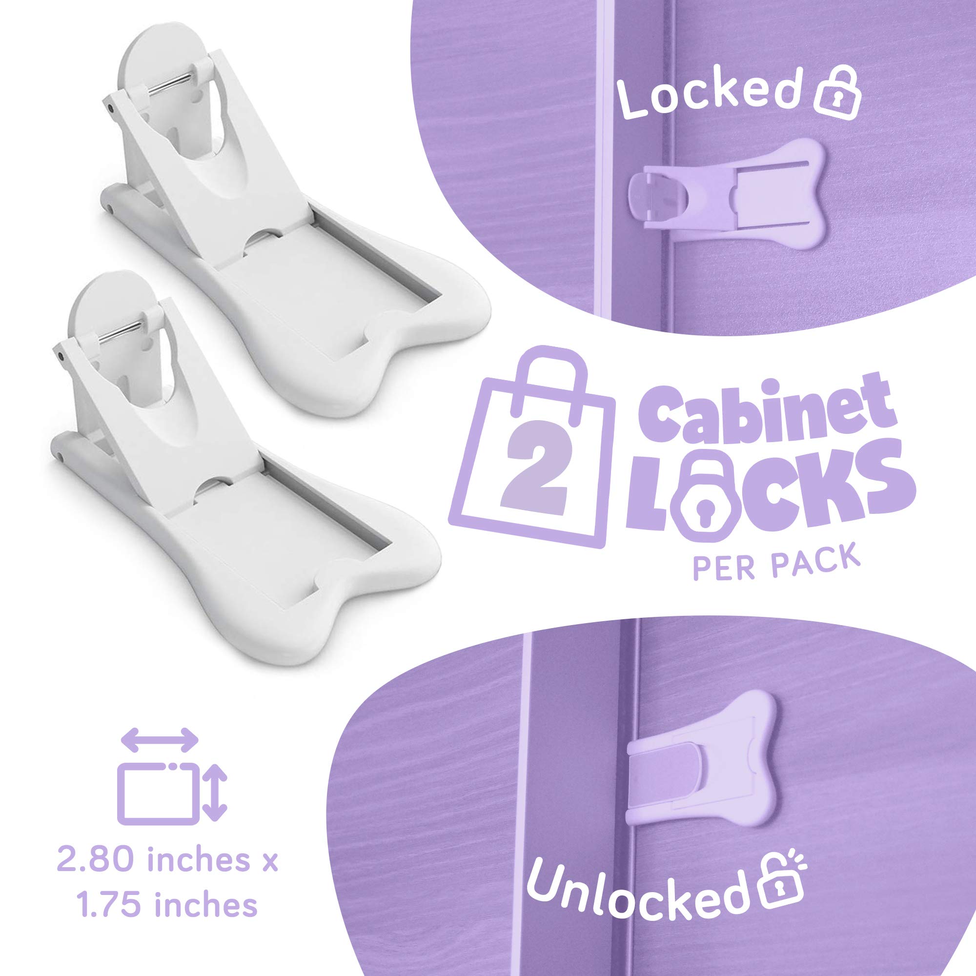 Ashtonbee pack-of-2 locks delivers value and ready safety in one purchase.