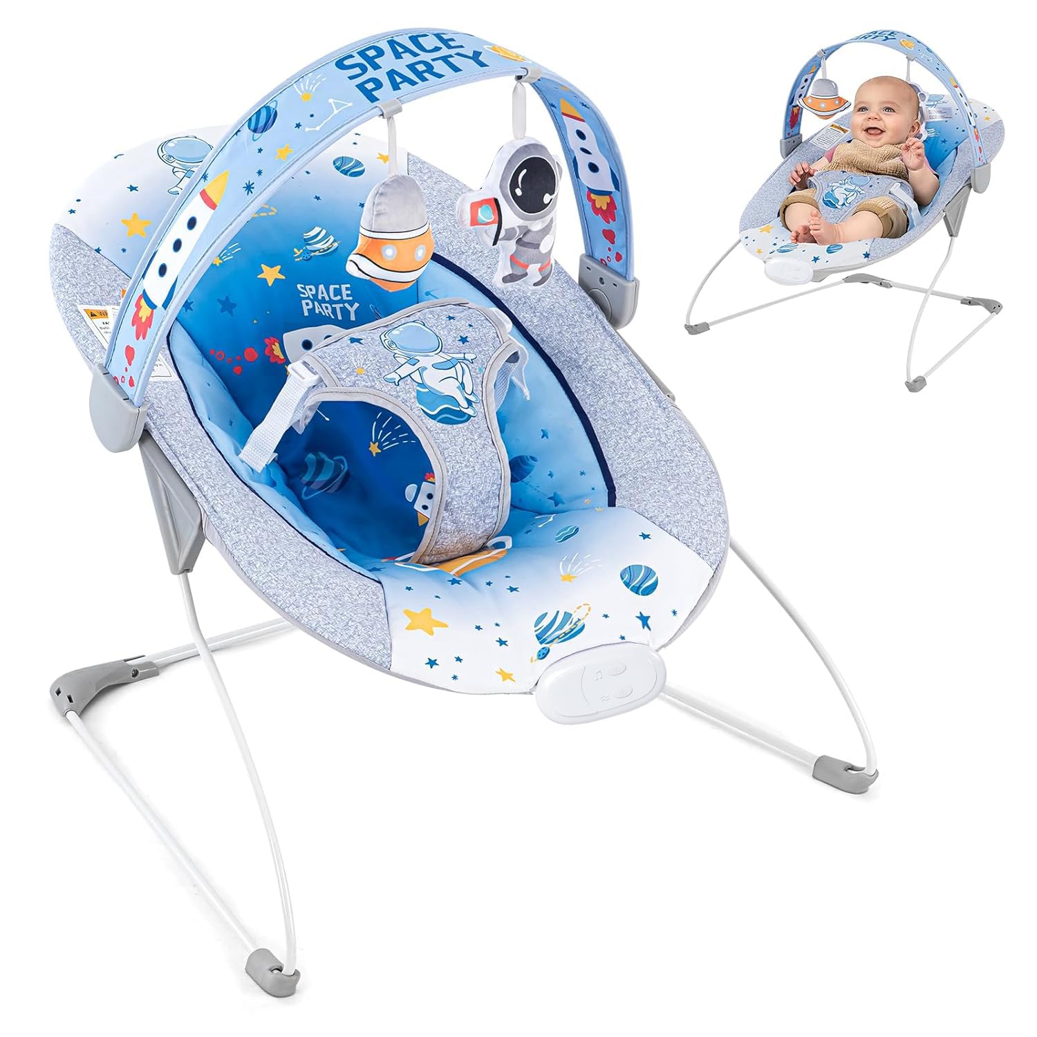AskCat Baby Bouncer multi-functional mode supports newborn comfort at home or on the go