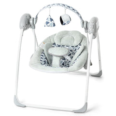 AskCat baby swings portable folding design for easy travel and storage.