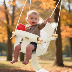 AskCat fox-themed swing safety belt provides secure, adjustable support for a growing child.
