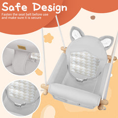 AskCat soft safety belt for baby on swing.