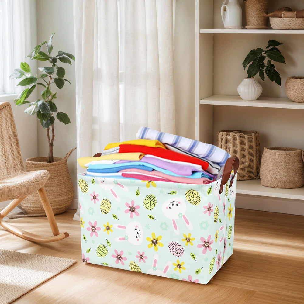 ASKETAM child-friendly Easter basket styled with gifts ready for gifting.