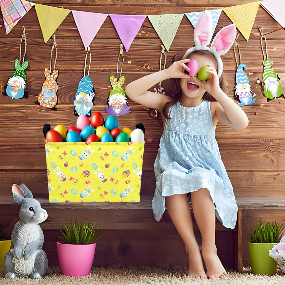 ASKETAM Easter basket used as toy storage in kids' room neatly.