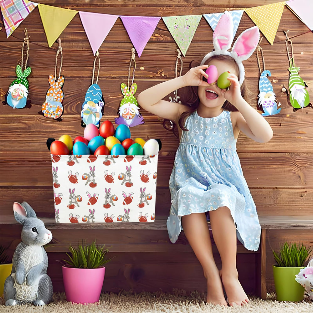 ASKETAM Easter basket wipe-clean care feature for easy maintenance.
