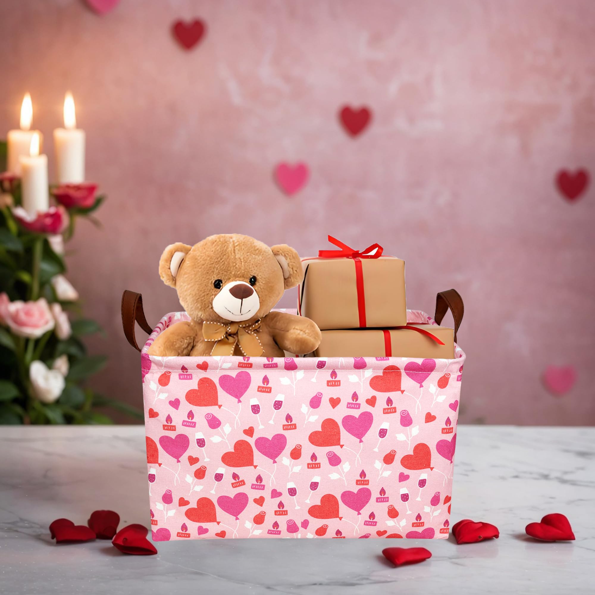 ASKETAM storage basket used as an empty gift basket for gifting