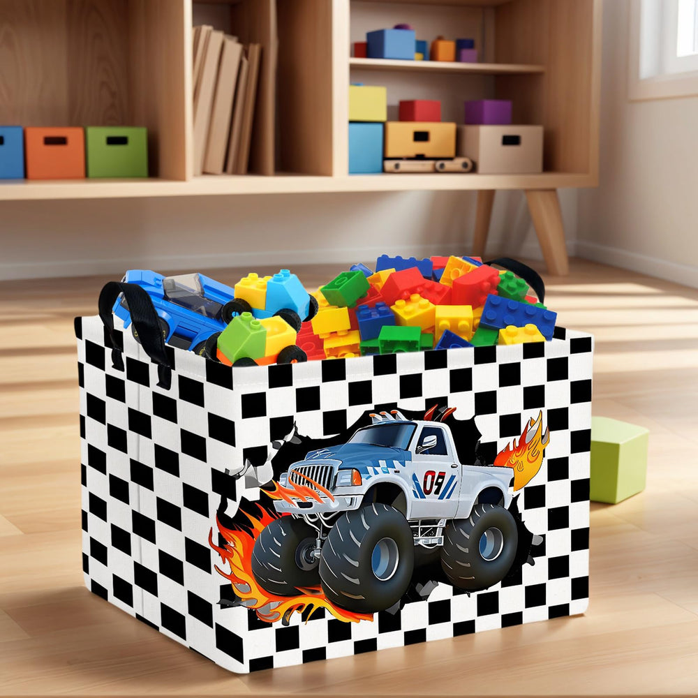 ASKETAM Foldable Basket with PE coating is easy to wipe clean after messy play