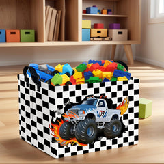 ASKETAM Foldable Basket with PE coating is easy to wipe clean after messy play