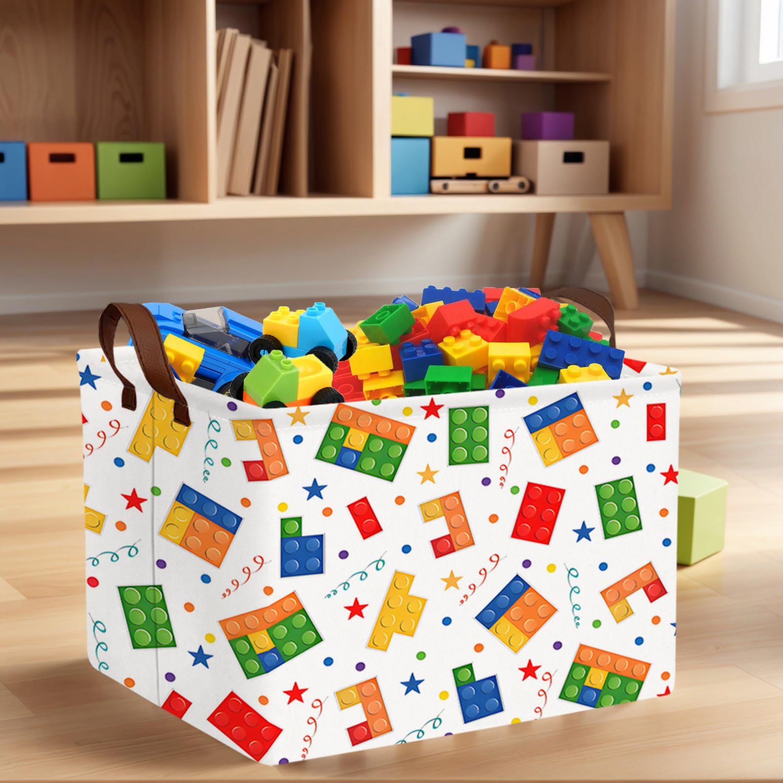 ASKETAM foldable lightweight storage basket for quick setup and storage.