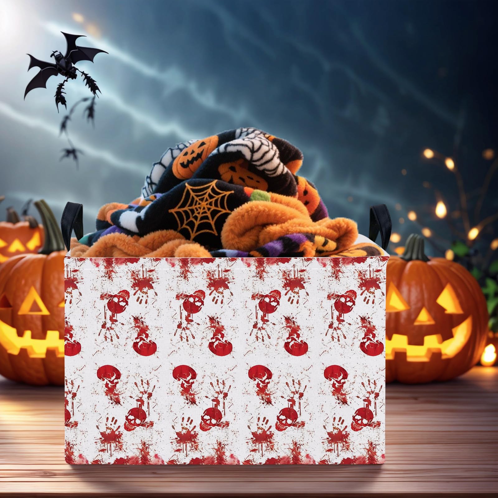 ASKETAM Halloween basket perfect for kids trick-or-treat use and snacks