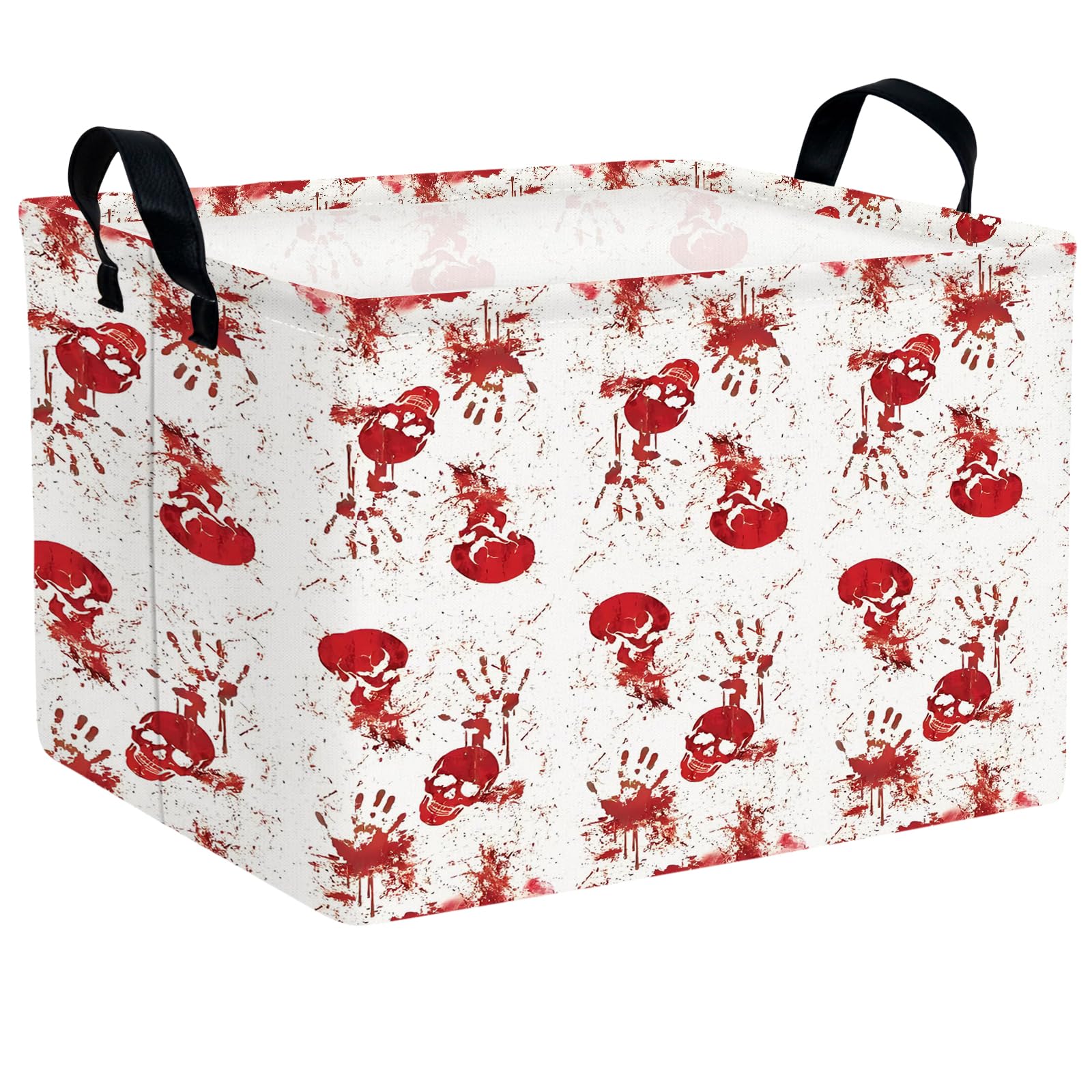 ASKETAM Halloween basket with terror ghost pattern ideal for trick-or-treating