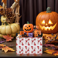 ASKETAM Halloween basket with waterproof lining keeps contents protected