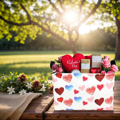ASKETAM valentine basket folded side emphasizes compact storage when not in use