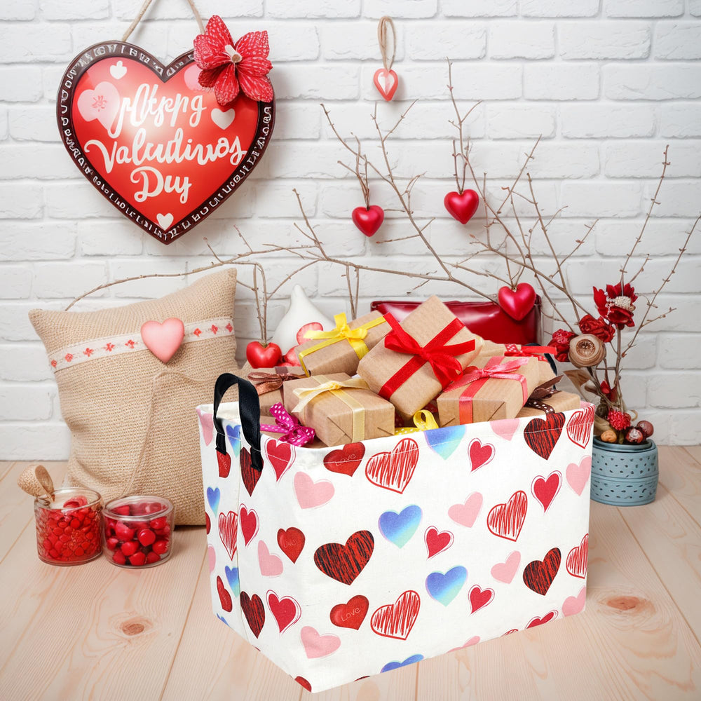 ASKETAM valentine basket gift setup ready for gifting and organization