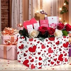 ASKETAM valentines basket in use with kids toys in playroom