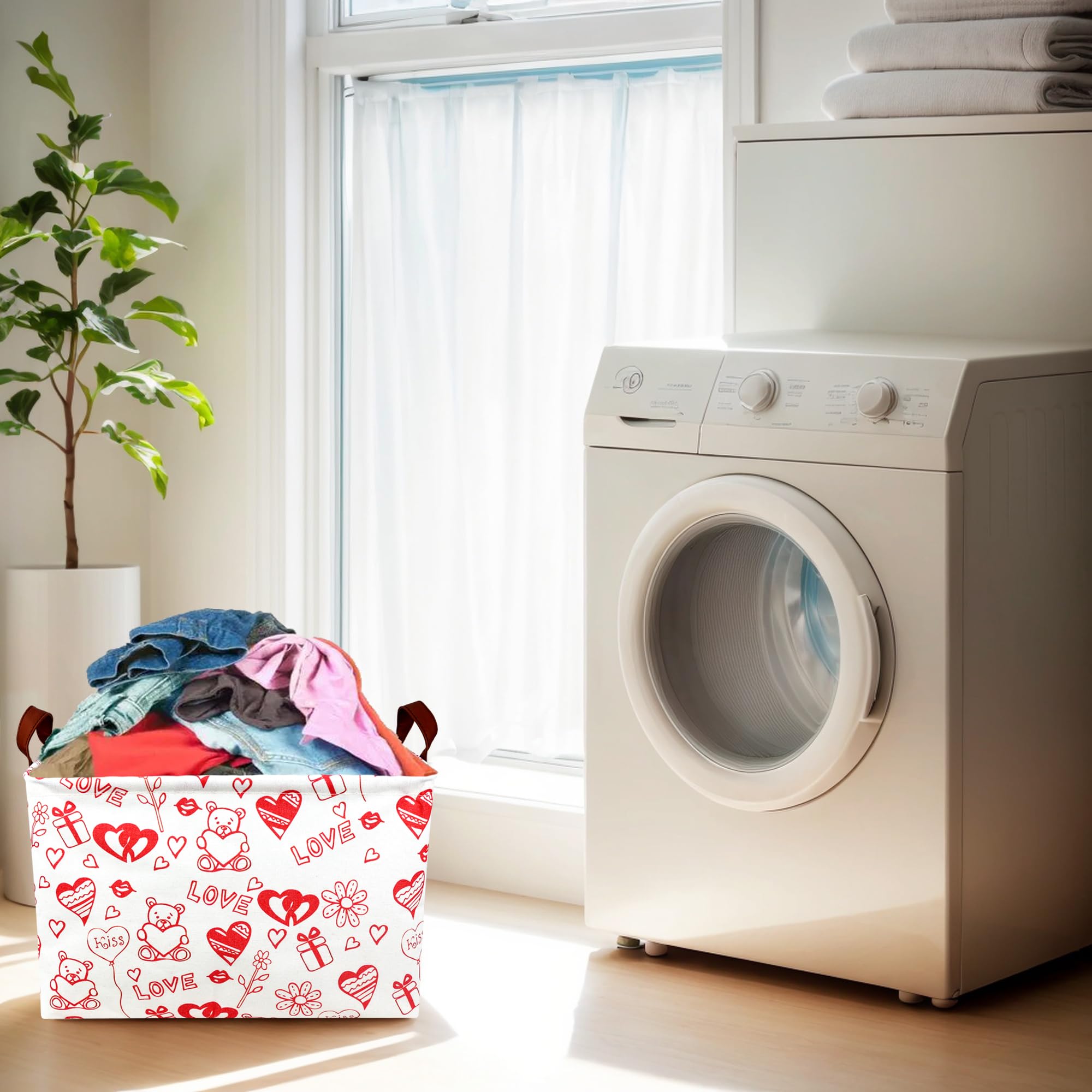 ASKETAM Bear Love basket folded for compact storage