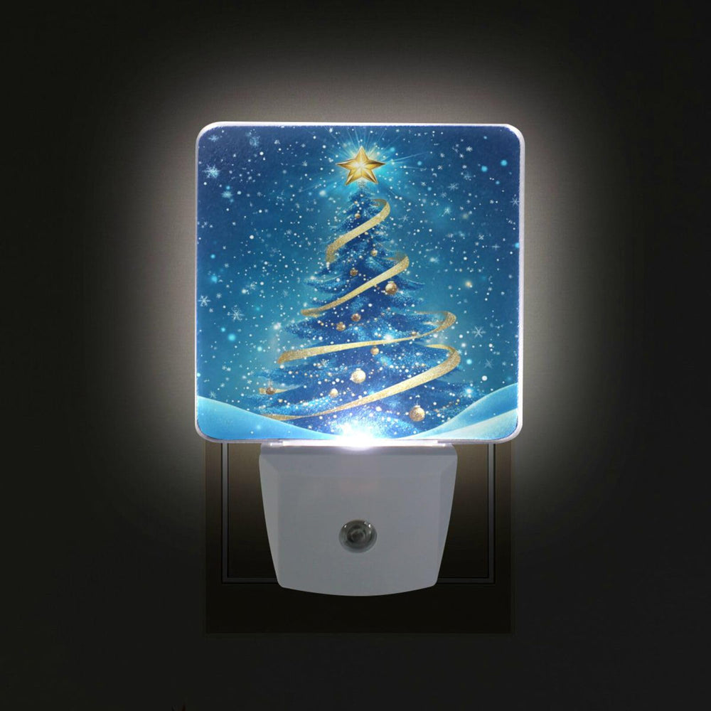 Aslsiy night light emits a soft warm glow without glare.