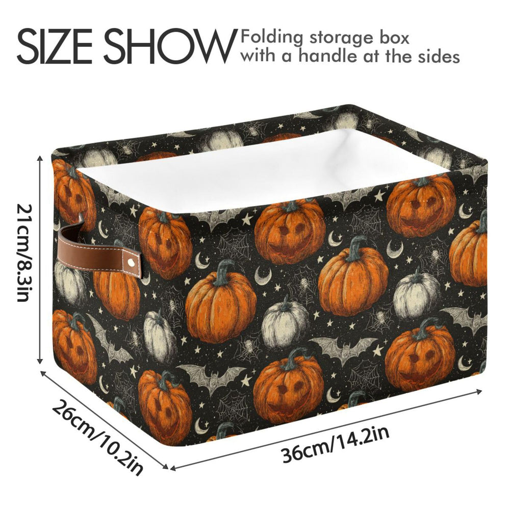 Aslsiy storage basket folded-storage saves space when not in use in closets or trunks.