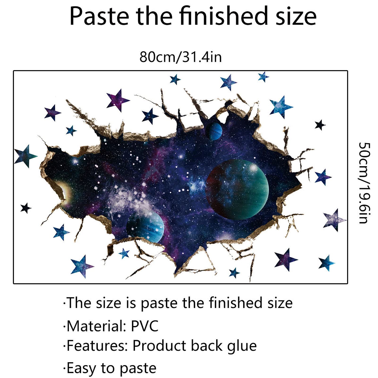 ASMPIO waterproof vinyl wall art resists moisture for long-lasting display.