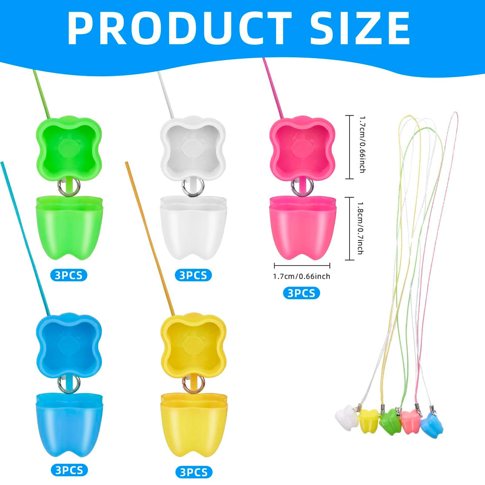 Asofelk tooth saver necklace green highlights excitement and memory keeping for lost baby teeth