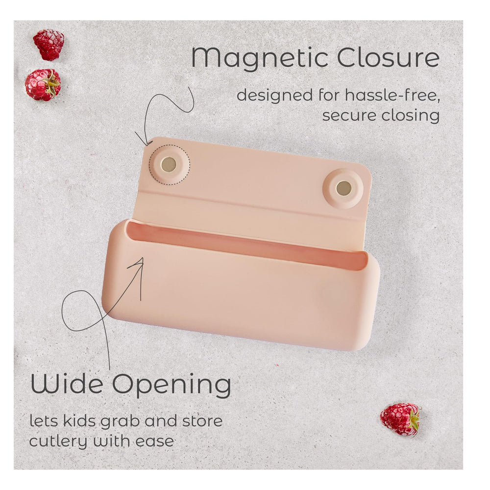 ASOMIC non-slip silicone handles: secure grip during meals.