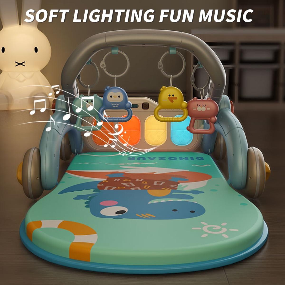 Asou Baby Gym Play Mat music keys offering rhythm-based play and learning