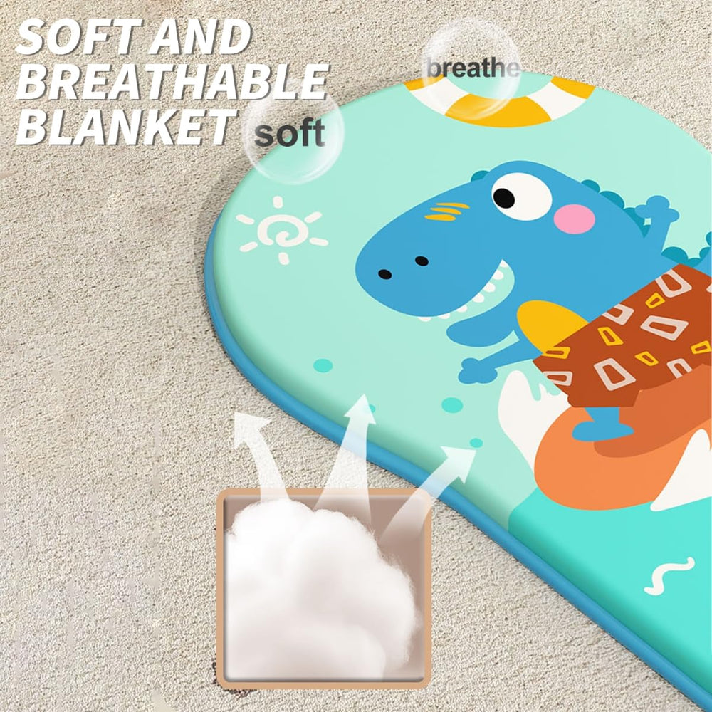 Asou Baby Gym Play Mat walker feature demonstrating four music keys